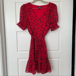 Express Mini Ruffle Dress
